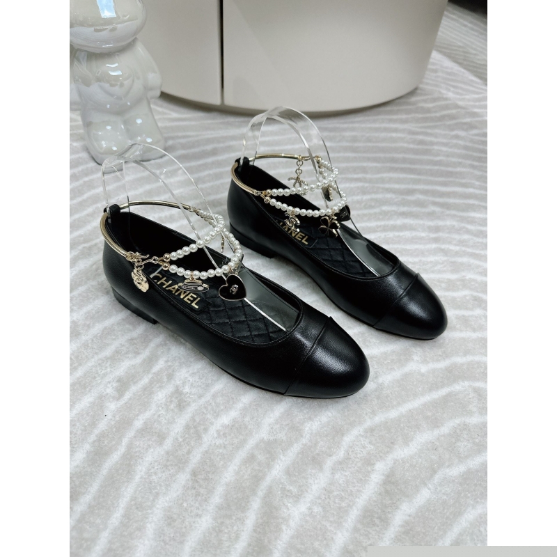 Ch*el leather shoes